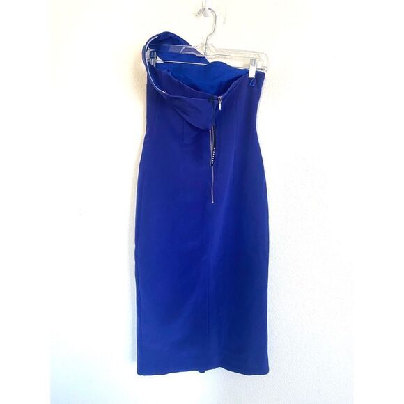 NICHOLAS Blue Midi Dress with Elegant Silhouette - Picture 11 of 16